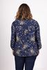 Picture of CURVY GIRL ELEGANT BLOUSE WITH GOLD LEAF